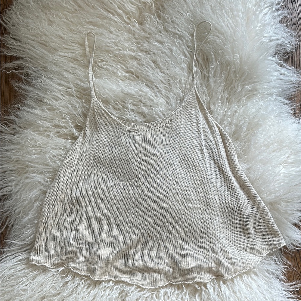 Elegant Cream Women's Top